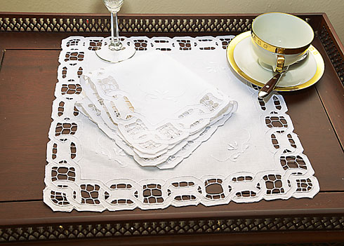 Square Embroidered Placemats